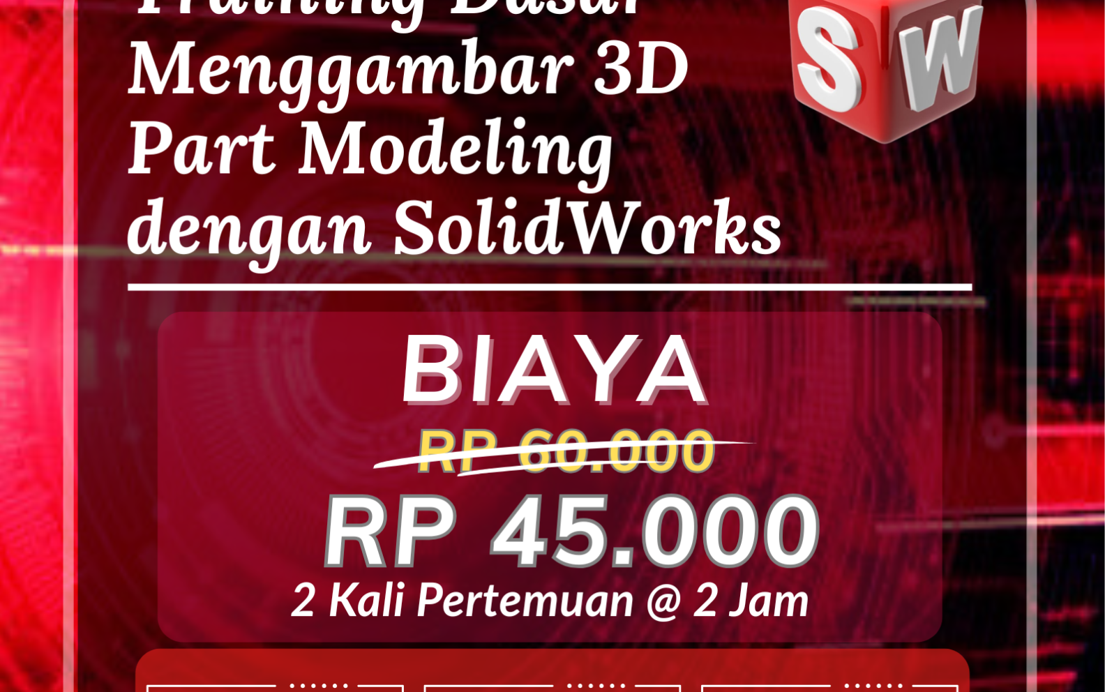 Belajar Gambar 3D Dasar Menggunakan SolidWorks