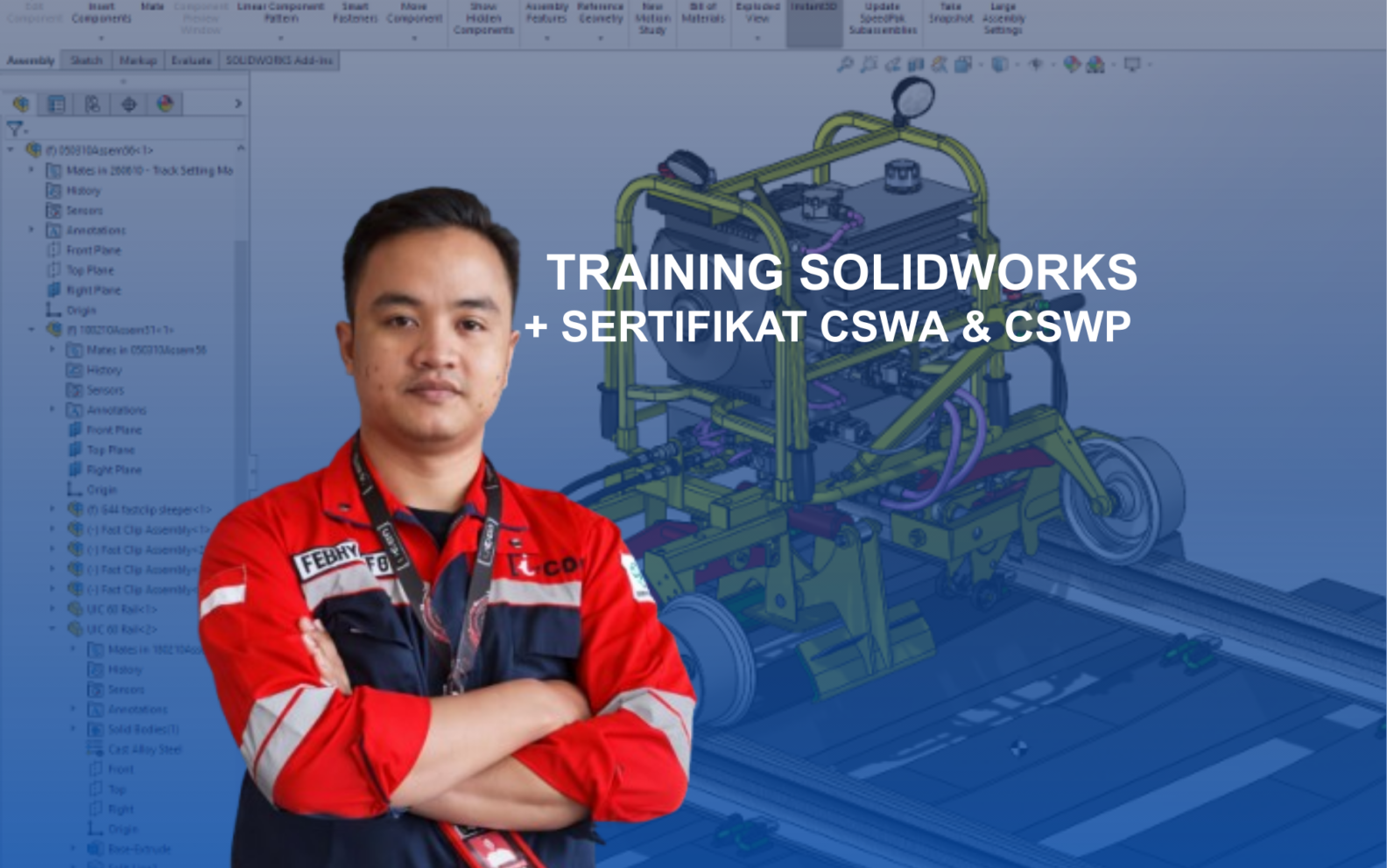 Training Solidworks + Sertifikat CSWA dan CSWP